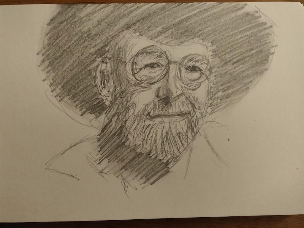 Sketch of Terry Prattchett